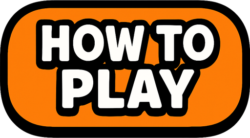 How to play button.
In-Game asset.  2d.  High contrast.  No shadows
