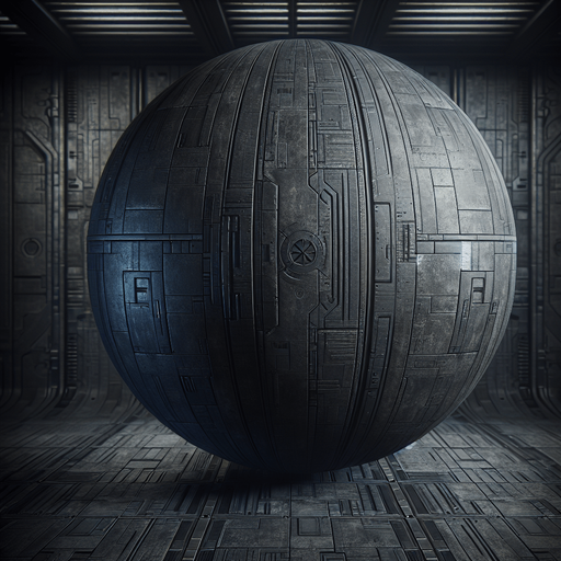 Sci-fi Vault dark Concrete wall texture 2d.
Single Game Texture. In-Game asset. 2d. Blank background. High contrast. No shadows.
