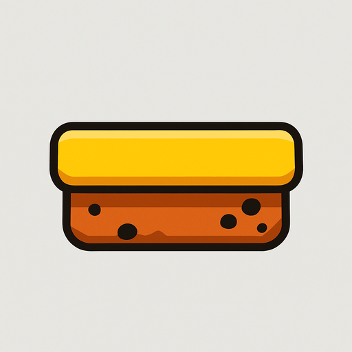 rectangle shape jumping platform for a simple 2D game.
In-Game asset.  2d.  High contrast.  No shadows