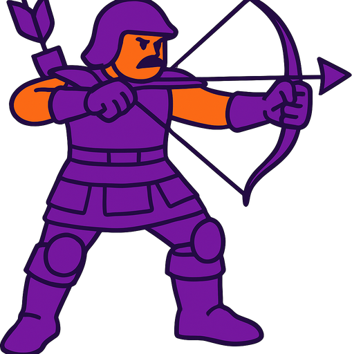 koyu kahverengi olan bütün zırhı kaskı yayı ayakkabıyı eldiveni parlak mor renk yapar mısın