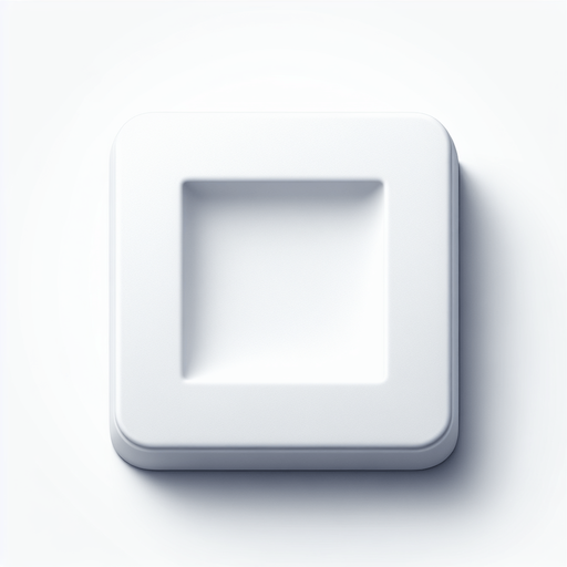 Simple White square round corners. Vector. No details. Single Game Texture. In-Game asset. 2d. White background. High contrast. No shadows.