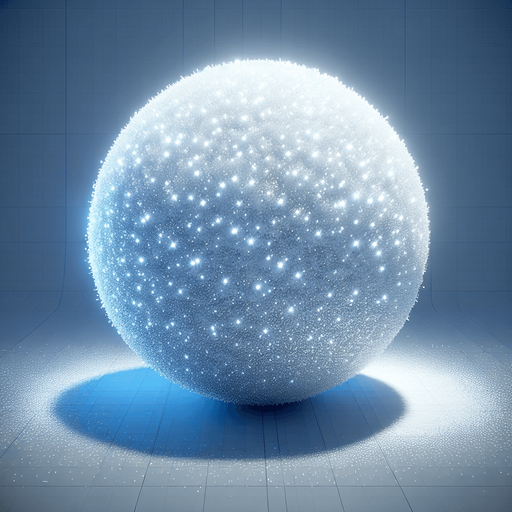 snow ball with shining effects single.
Single Game Texture.  In-Game asset.  2d.  Blank background.  High contrast.  No shadows