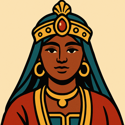 Kapalı saçlı orta ağırlıkta bir kız bir sultan çok güzel.
In-Game asset.  2d.  High contrast.  No shadows