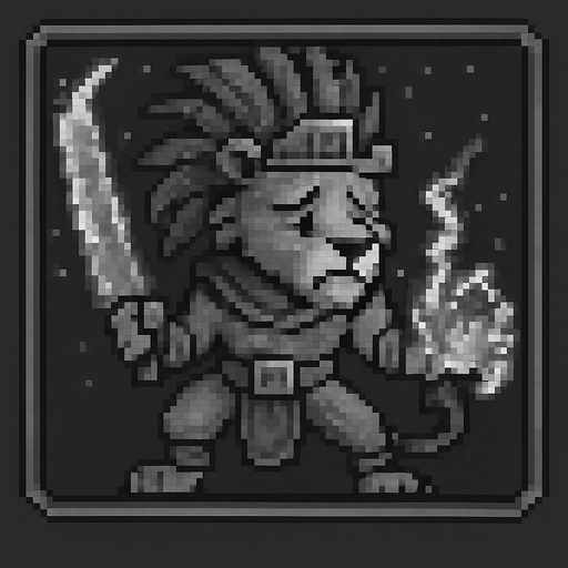 POnlo trizte el perosnaje y gris el boton