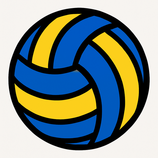 volleyball ball.
In-Game asset.  2d.  High contrast.  No shadows