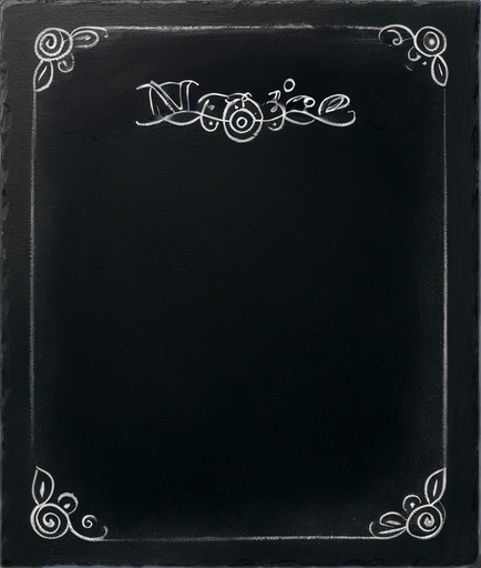 Text "NOVICE BLEND" in chalk, handwritten