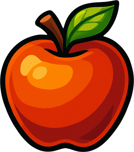 Fruit.
In-Game asset.  2d.  High contrast.  No shadows