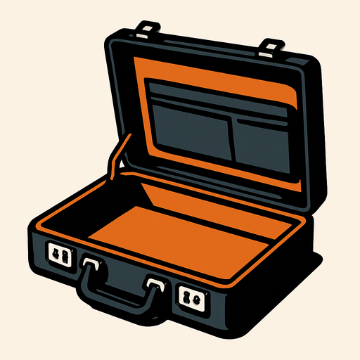 bond çanta hafif aralanmış.
In-Game asset.  2d.  High contrast.  No shadows
