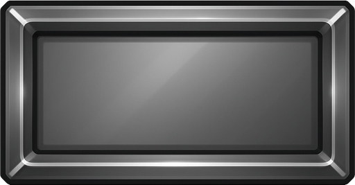 200x800 inset corners box gray shiny.
In-Game asset.  2d.  High contrast.  No shadows