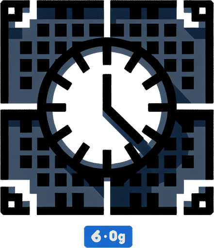 Hour hand. Vector. Simple 
Single Game Texture. In-Game asset. 2d. Blank background. High contrast. No shadows.