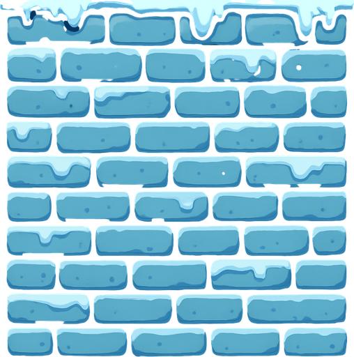 icy tower background without platforms, just walls.
In-Game asset.  2d.  High contrast.  No shadows