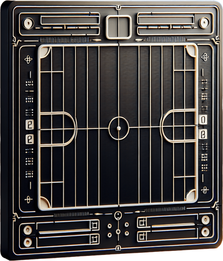 score board.
Single Game Texture. In-Game asset. 2d. Blank background. High contrast. No shadows.