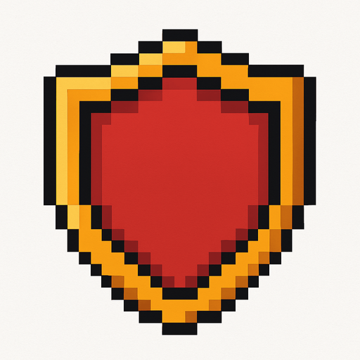 Sheid top down 2d pixilated.
In-Game asset.  2d.  High contrast.  No shadows