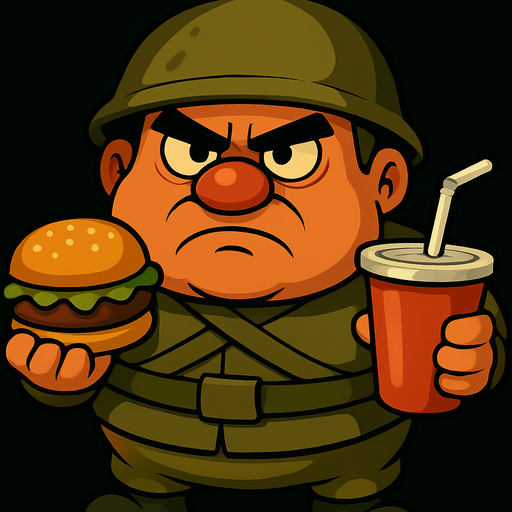 Elinde hamburger ve kola olsun