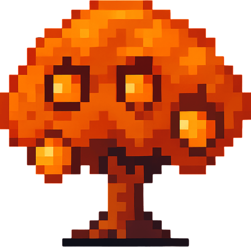 make trees leaves orange