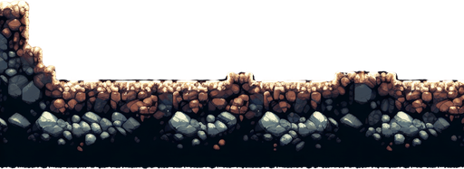 2D Platformer Background in Mine.
Single Game Texture. In-Game asset. 2d. Blank background. High contrast. No shadows.