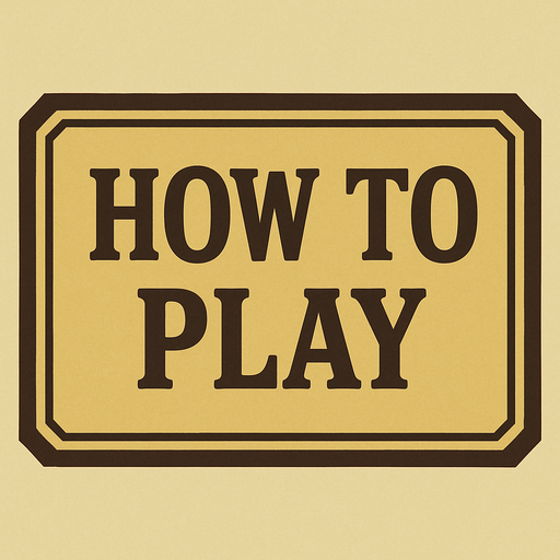 How to play button in professor Layton game style font.
In-Game asset.  2d.  High contrast.  No shadows