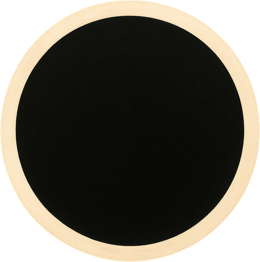 empty circle with thick white border