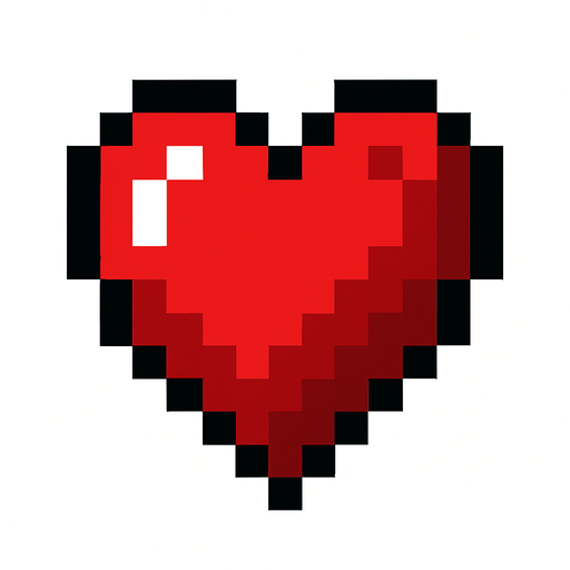 pixel hearth.
In-Game asset.  2d.  High contrast.  No shadows