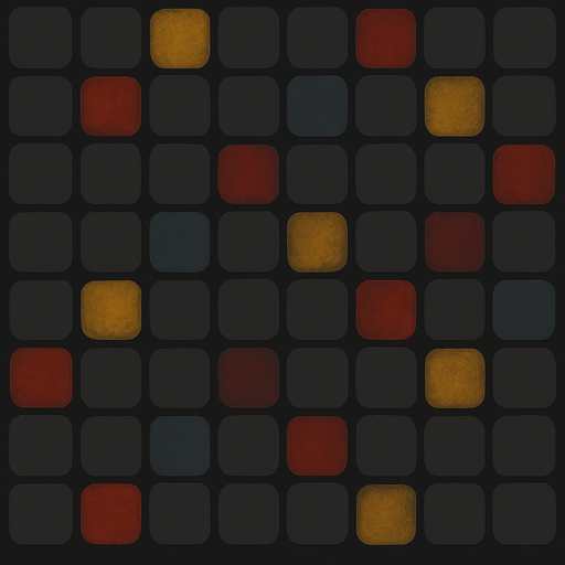 birebir aynısı sarı-gri renkleri biraz daha koyu gri ile karıştır mavi-gri renklerin maviliğini biraz arttır. biraz da kırmızı-gri kareleri düzel