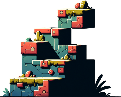 obstacle.
Single Game Texture.  In-Game asset.  2d.  Blank background.  High contrast.  No shadows