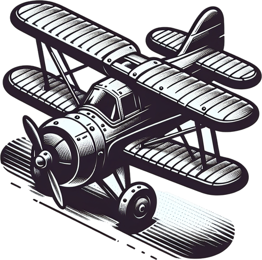Small aeroplane.
Single Game Texture. In-Game asset. 2d. Blank background. High contrast. No shadows.