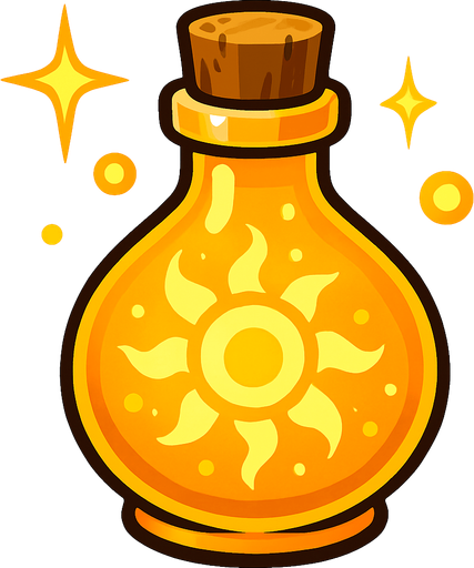 sunlightEssence.
In-Game asset.  2d.  High contrast.  No shadows