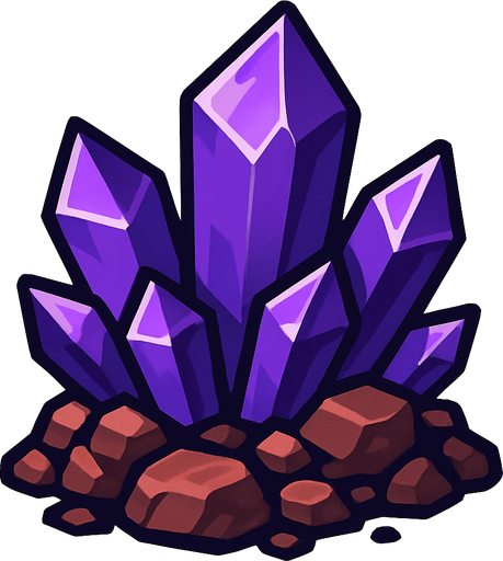 Helium cevheri - yazısız.
In-Game asset.  2d.  High contrast.  No shadows