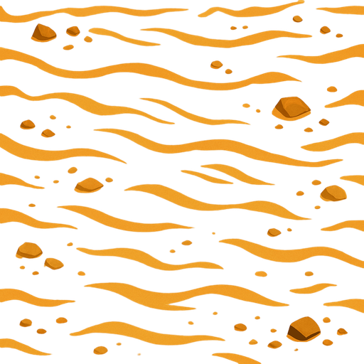 Arena del desierto, ocupar toda la imagen, visto desde arriba.
In-Game asset.  2d.  High contrast.  No shadows