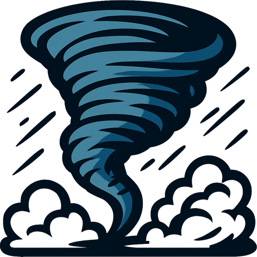 Make this a tornado.
In-Game asset.  2d.  High contrast.  No shadows