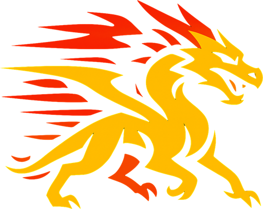 speed dragon.
In-Game asset.  2d.  High contrast.  No shadows