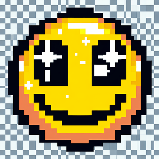Pixel Art Smiley face