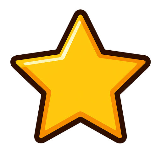 Yıldız.
In-Game asset.  2d.  High contrast.  No shadows