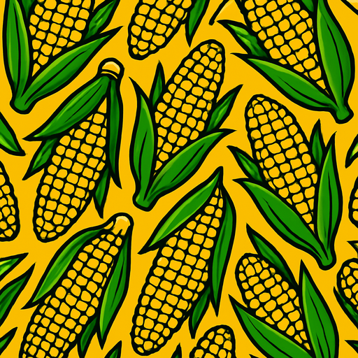 Fond d'écran maïs.
In-Game asset.  2d.  High contrast.  No shadows