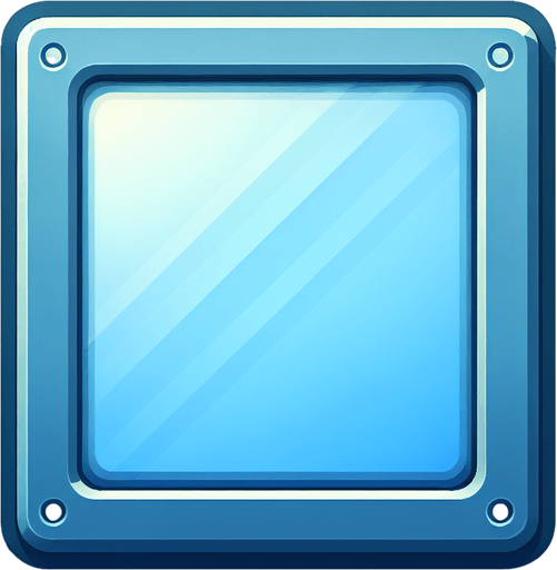 simple rectangular UI element for a panel in a quiz game..
Single Game Texture. In-Game asset. 2d. Blank background. High contrast. No shadows.