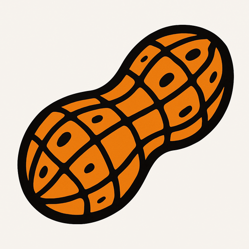 Peanut.
In-Game asset.  2d.  High contrast.  No shadows