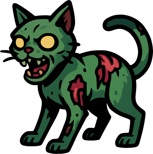 zombie ca.
In-Game asset.  2d.  High contrast.  No shadows