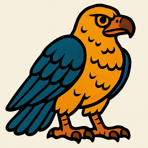 2d bird giant.
In-Game asset.  2d.  High contrast.  No shadows
