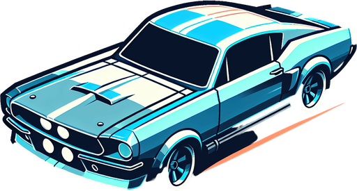 Car.
Single Game Texture. In-Game asset. 2d. Blank background. High contrast. No shadows.