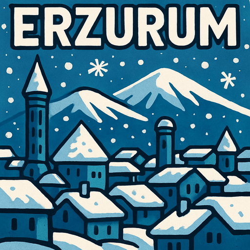 erzurum  kış ayı resmi yap.
In-Game asset.  2d.  High contrast.  No shadows