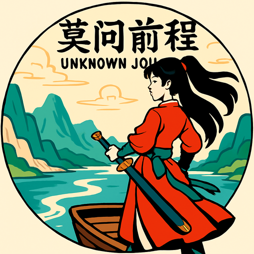 Round shape, Replace Chinese word from “不知途”to“莫问前程”,others remaining the same