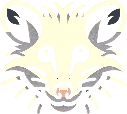 Opossum head, icon
Single Game Texture. In-Game asset. 2d. Blank background. High contrast. No shadows.
