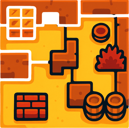 area.
In-Game asset.  2d.  High contrast.  No shadows