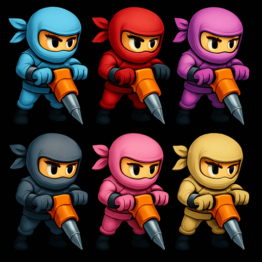 Same ninjas characters but other colors