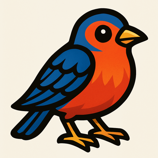Bird.
In-Game asset.  2d.  High contrast.  No shadows