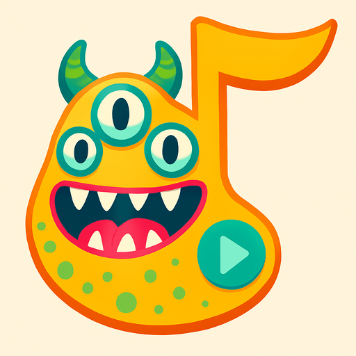 MÜZİK NOTASI ŞEKLİNDE BİR UZAYLI CANAVAR ÇİZ AMA BU KARAKTER PLAYER VE İSMİ Aurion ONA GÖRE TASARLA. AYAKSIZ. dONT WRİTE TEXT İN TO İMAGE. NO BLACK..
In-Game asset.  2d.  High contrast.  No shadows