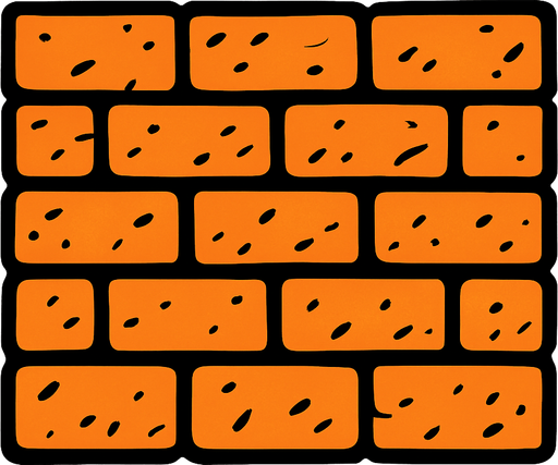 Duvar.
In-Game asset.  2d.  High contrast.  No shadows