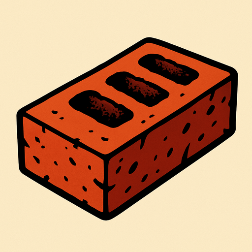Brick.
In-Game asset.  2d.  High contrast.  No shadows