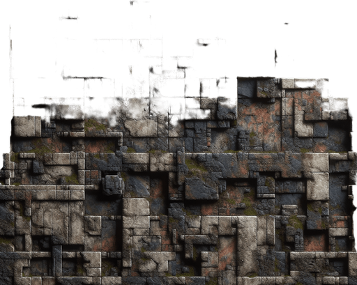 Les murs du labyrinthe sont massifs, faits de pierre vieillie et recouverts de lichens et de mousses qui ajoutent une touche d'humidité et d'abandon. Leur texture est rugueuse, avec des fissures profondes qui laissent deviner l’âge et l’histoire de ce lieu oublié.

    Couleur : La couleur des murs varie, mais elle est dominée par des tons sombres : gris foncé, marron, et parfois des touches d'ocre là où l'humidité a pris ses marques. Ils semblent presque absorbers la lumière de la torche du personnage, rendant l'atmosphère encore plus oppressante. De temps à autre, des éclats métalliques ou des traces de rouille peuvent se deviner sur les bords, suggérant des artefacts oubliés du passé.
 celui ci sera en brique rouge

Single Game Texture.  In-Game asset.  2d.  Blank background.  High contrast.  No shadows