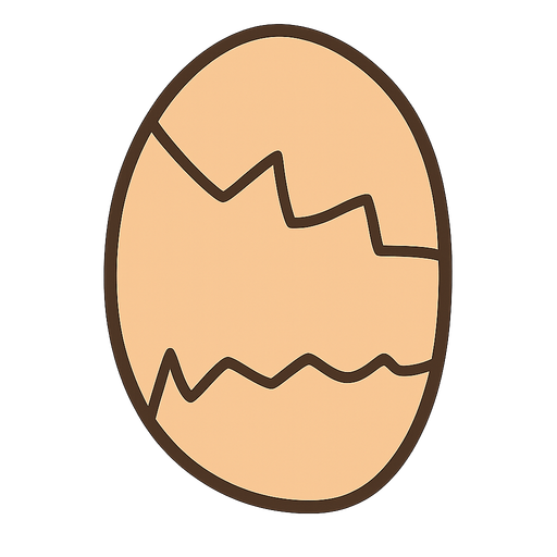 egg. No background. Transparent background. Blank background. No shadows. 2d. In-Game asset. flat